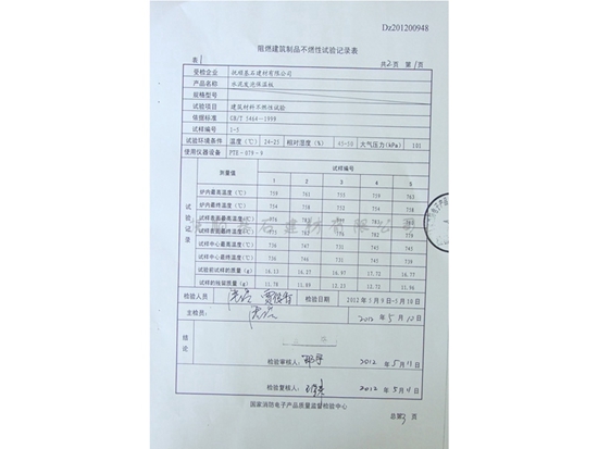 檢驗報告
